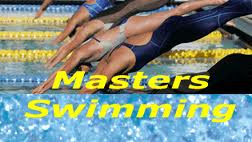 Start of a Masters swimming race