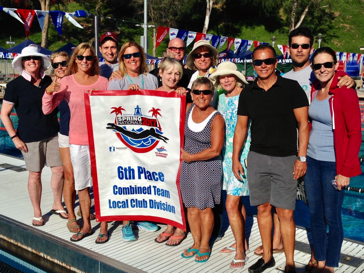 Palm Beach Masters swimmers at the 2017 USMS Spring Nationals
