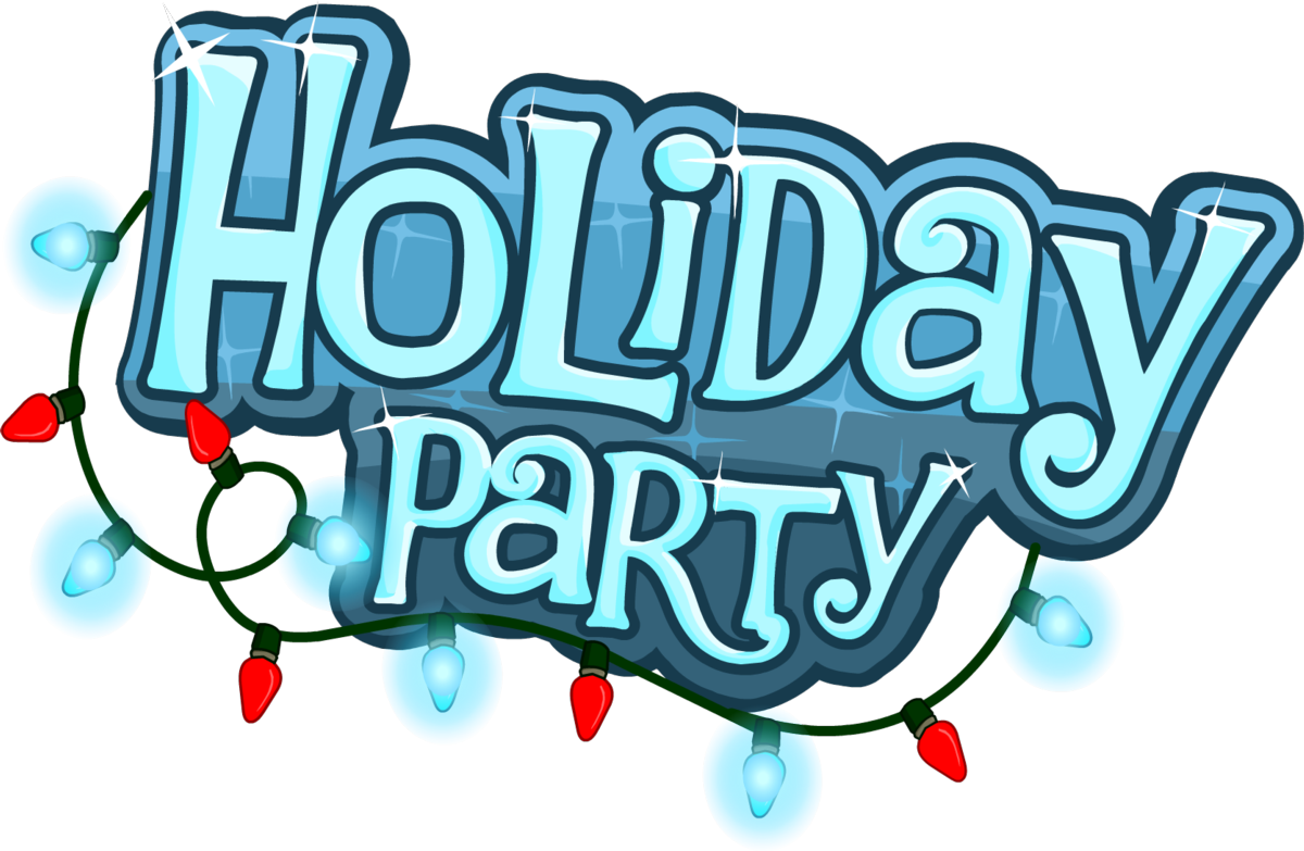 Wahoo holiday party graphic